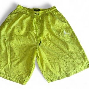 Jordan Lime Green Athletic Shorts